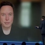Screenshot, američki milijarder Elon Musk na javljanju video linkom.