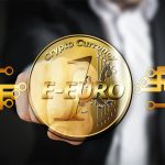 Digitalni euro, simbolična slika koja aludira na digitalizaciju europske valute.