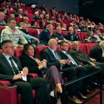Predsjednik Vlade Županije Posavske Đuro Topić na premijeri filma u Zagrebu.