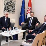 Predsjednici HDZ BiH i HDZ-a iz RH na sastanku.