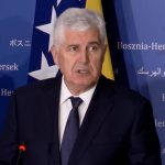 Predsjednik HDZ BiH za govornicom.
