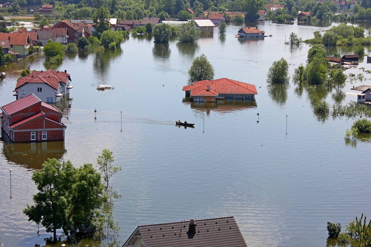 Poplava u Domaljevcu 20214. godine.