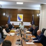 Članovi Središnjeg izbornog povjerenstva BiH na svom zajedanju.