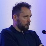 Dragan Bursać na promociji knjige u Bosanskom kulturnom centru u Sarajevu.