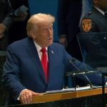 Predsjednik SAD-a za govornicom UN-a.
