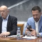 Igor Vukić i Igor Peternel na okruglom stolu o Jasenovcu u Zagrebu.