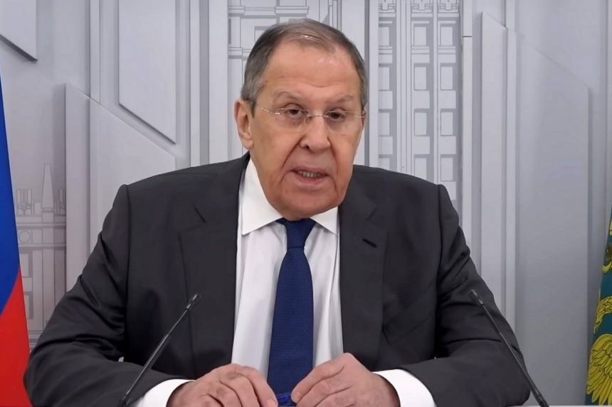 Minstar vanjskih poslova Rusije Sergej lavrov u priopćenju medijima.