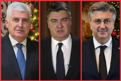 Dragan Čović, Zoran Milanović i Andrej Plenković. Portreti u zajedničkom okviru.