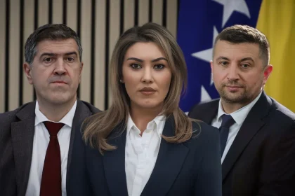 Političari o funkcioneri HDZ-a BiH Robert Vidović, Marija Ćosić i Davor Bošnjak - ilustracija.