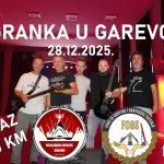 Članovi rock banda Vulkan na posteru kao najava koncerta u Garevcu