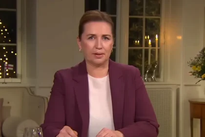 Danska premijerka Mette Frederiksen u priopćenju za medije.