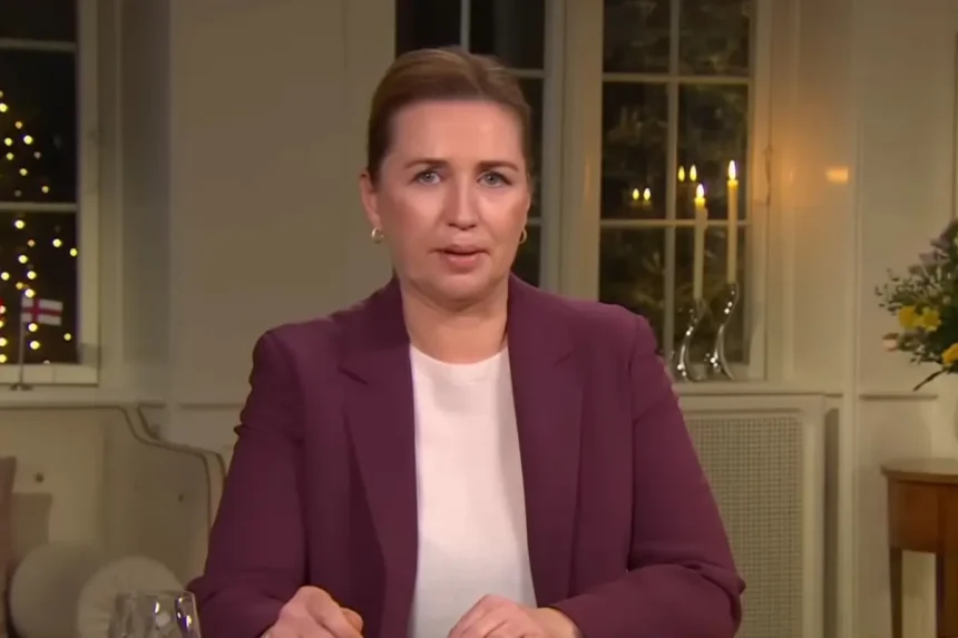 Danska premijerka Mette Frederiksen u priopćenju za medije.