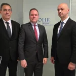 Čelništvi stranke HSP BiH u prostorijama OHR-a.