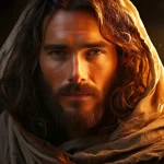 AI ilistracija - portret Isusa.