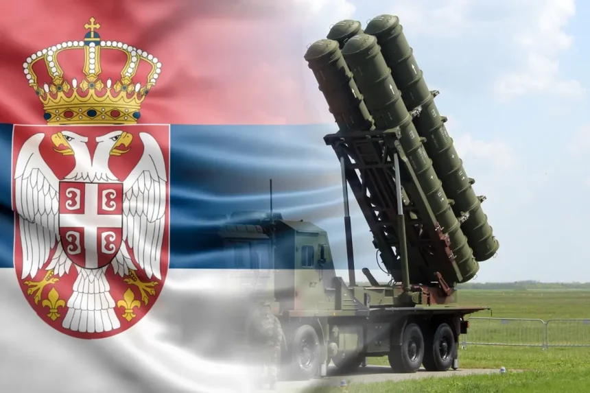 Vojn raketni sustav pretapa se sa zastavom Srbije