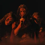Članice skupine Lelek izvode pjesmu Andromeda na Eurosongu.