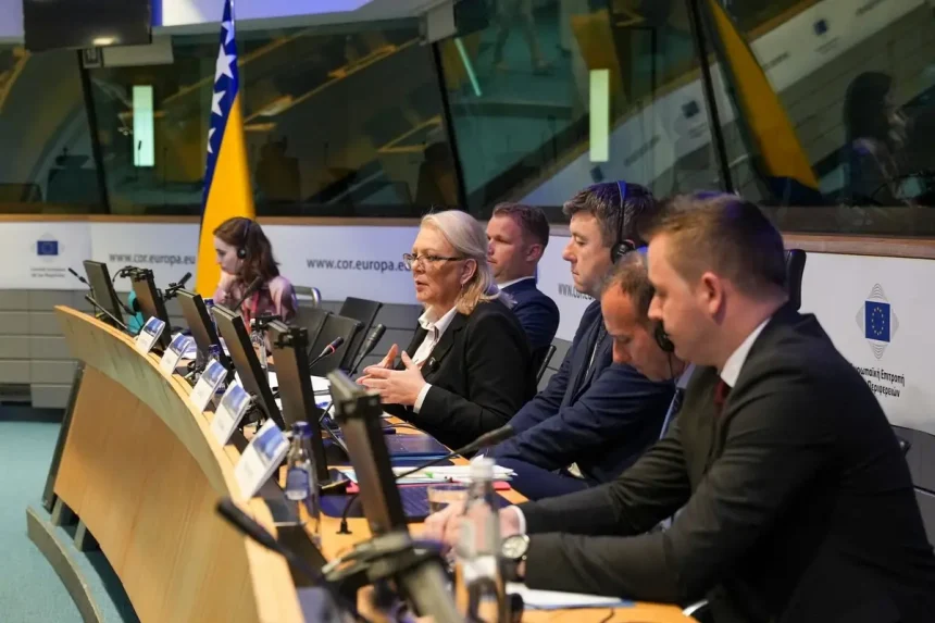 Lidija Bradara govori u Briselu