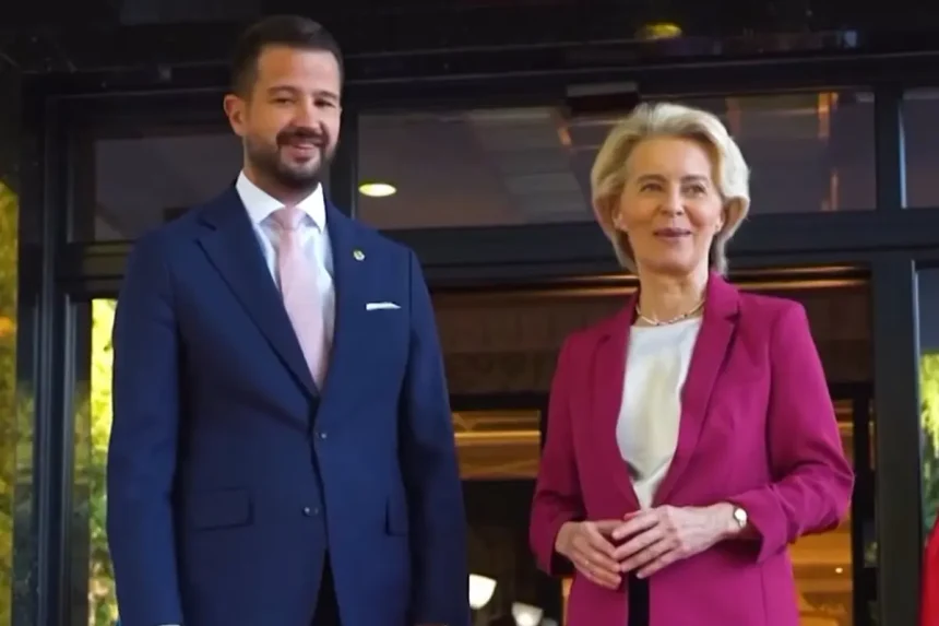 Milatović i fon der Lajen u Crnoj Gori.