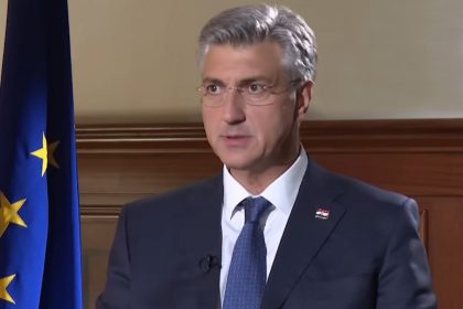 Andrej Plenković za vrijeme intervjua FTV - screenshot.