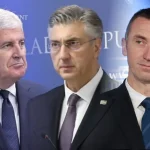 Čović, Plenković, Penava. Montaža.