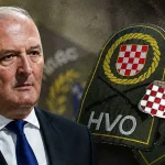 Zukan Helez sa insignijama HVO-a