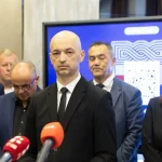 Vodstvo HSP BiH na konferenciji za tisak.