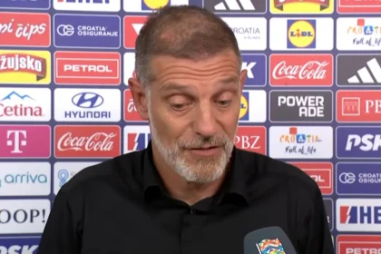 Slaven Bilić na konferenciji za tisak.