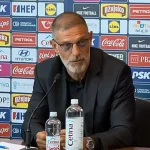 Slaven Bilić na konferenciji za tisak nakon izbora na mjesto izbornika hrvatske reprezentacije.
