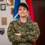 Časnica Hrvatske vojske Nevena Ramić