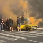 Navijači Hajduka nakon utakmice protiv Ajaxa.